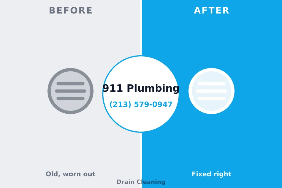 Before and after: plumbing company Stony Point, MI